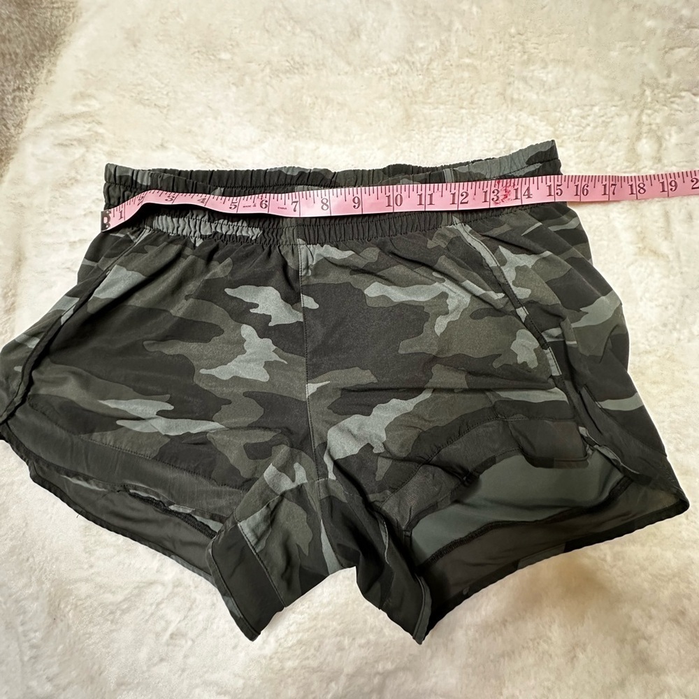 Athleta Camo Mesh Racer Running Shorts - Picture 8 of 9